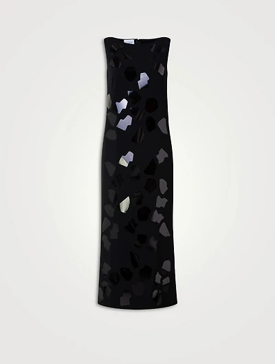 Kaleidoscope Sequin Jersey Midi Dress