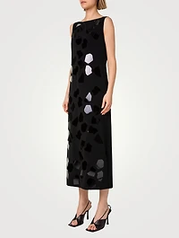 Kaleidoscope Sequin Jersey Midi Dress