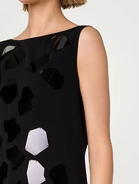 Kaleidoscope Sequin Jersey Midi Dress
