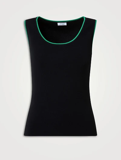 Stretch Wool Tank Top