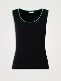 Stretch Wool Tank Top