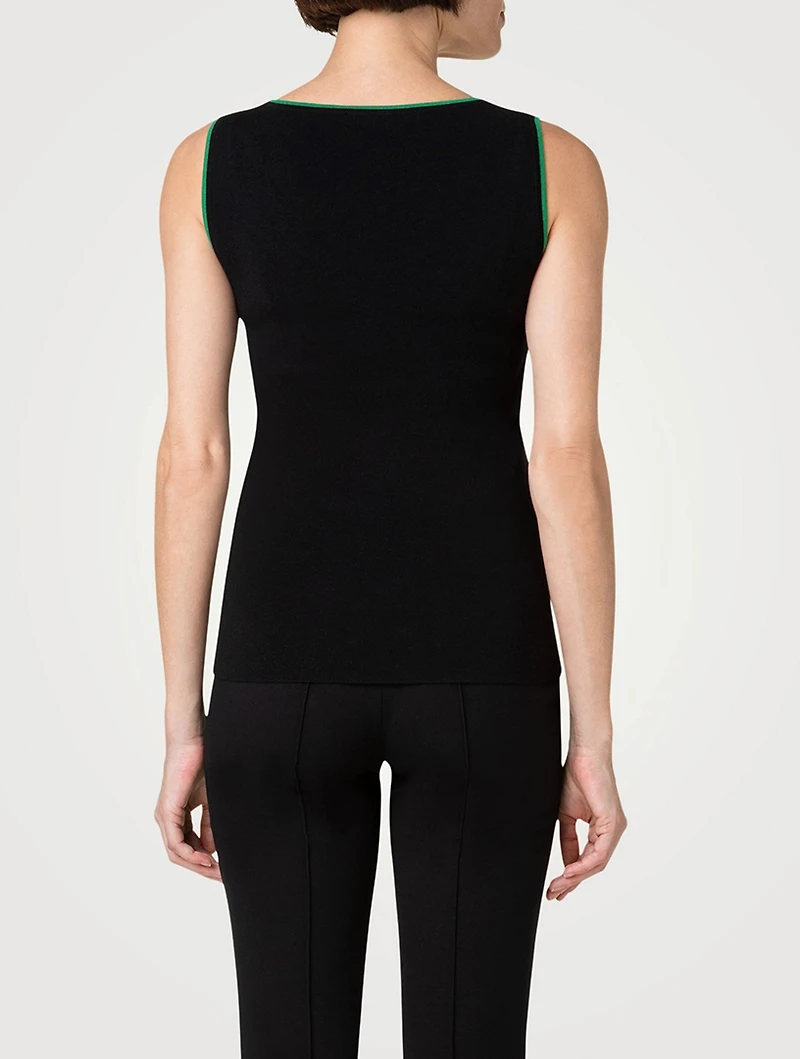 Stretch Wool Tank Top