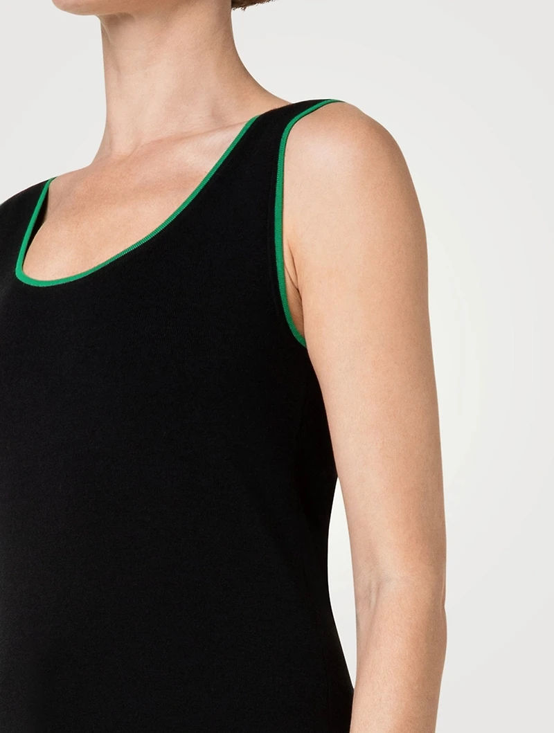 Stretch Wool Tank Top