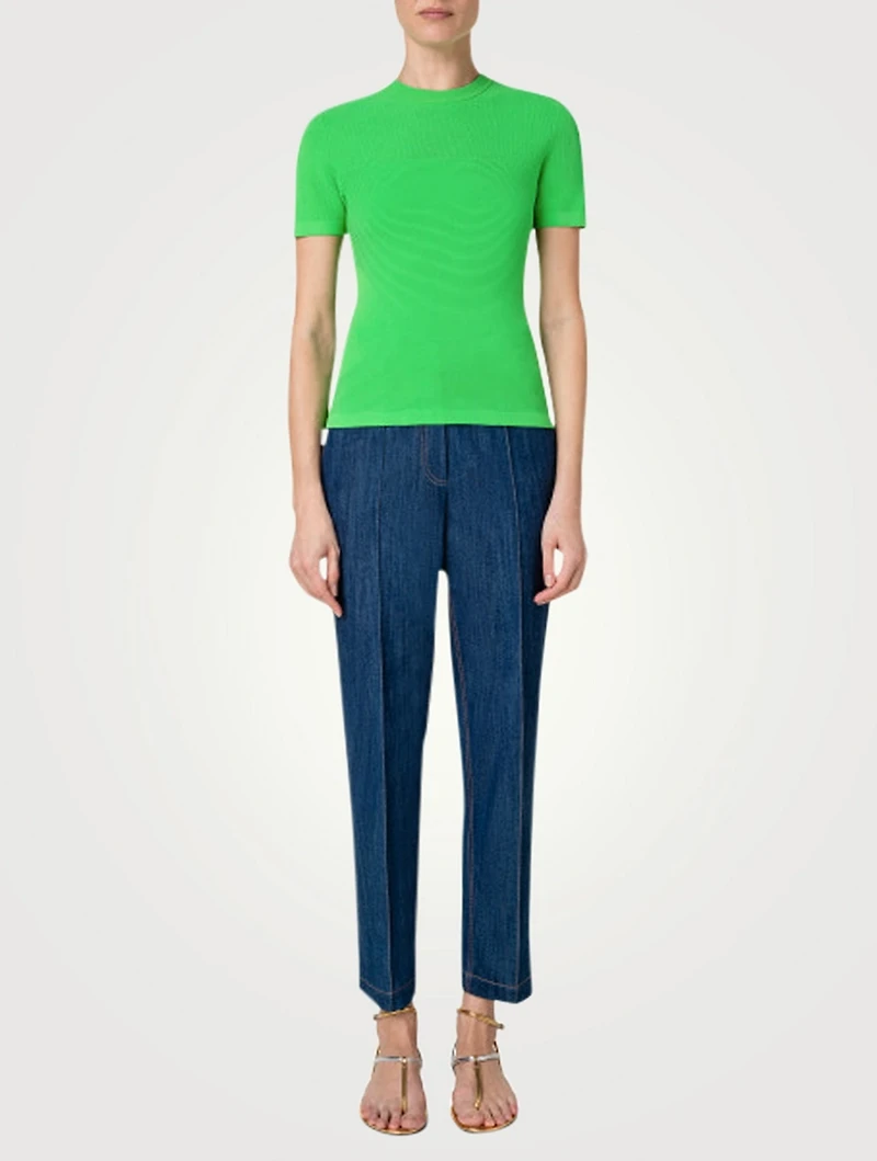 Short-Sleeve Sweater