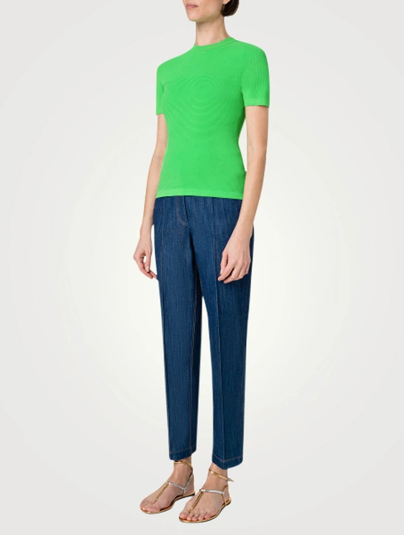 Short-Sleeve Sweater