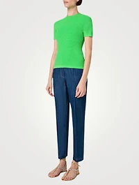 Short-Sleeve Sweater