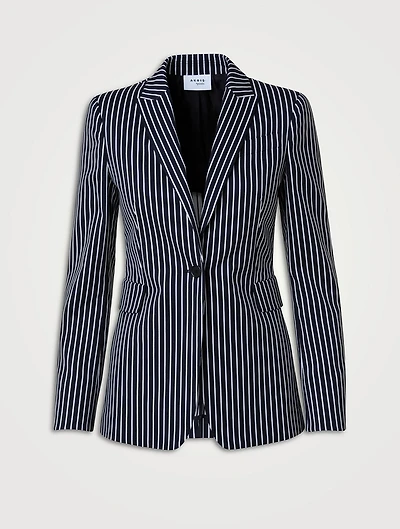 Blazer Pinstripe Print
