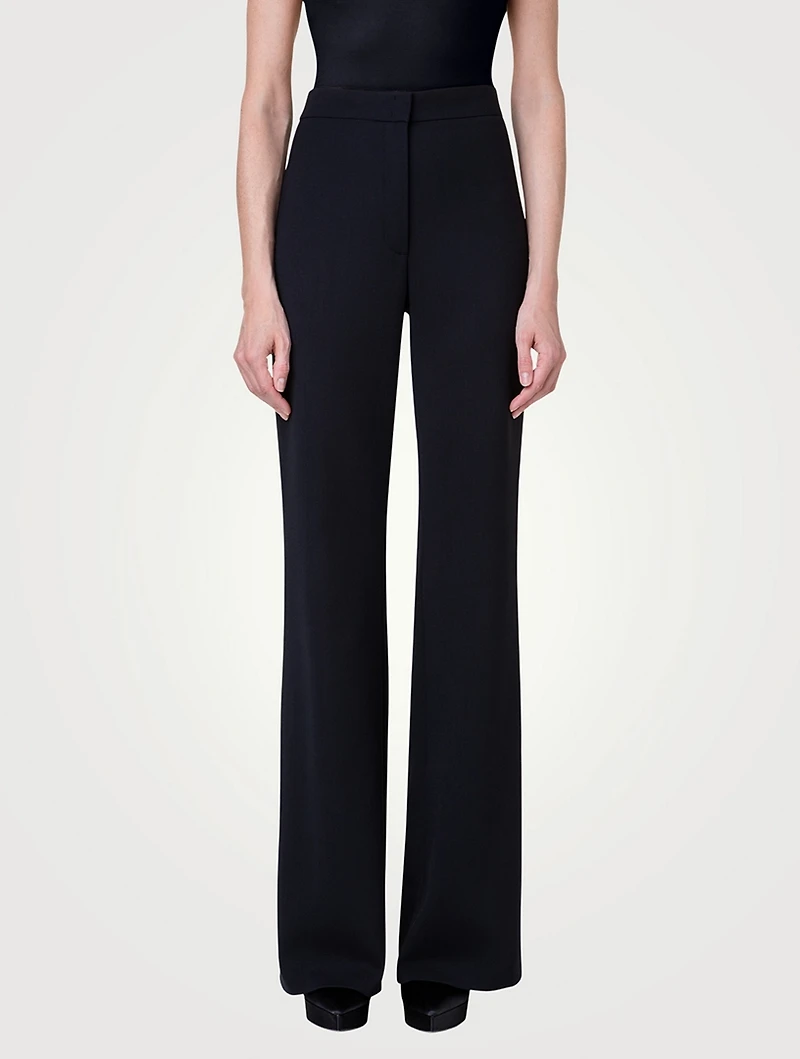Courtney Stretch Wool Slim-Fit Pants