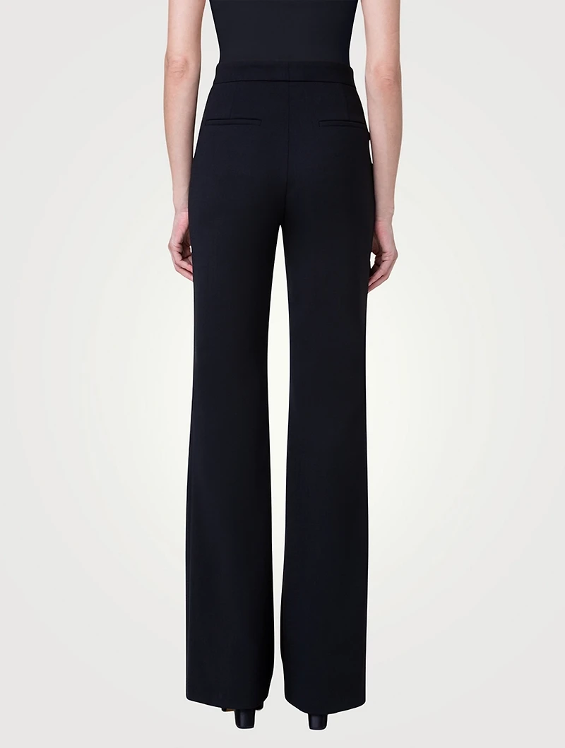 Courtney Stretch Wool Slim-Fit Pants