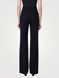 Courtney Stretch Wool Slim-Fit Pants