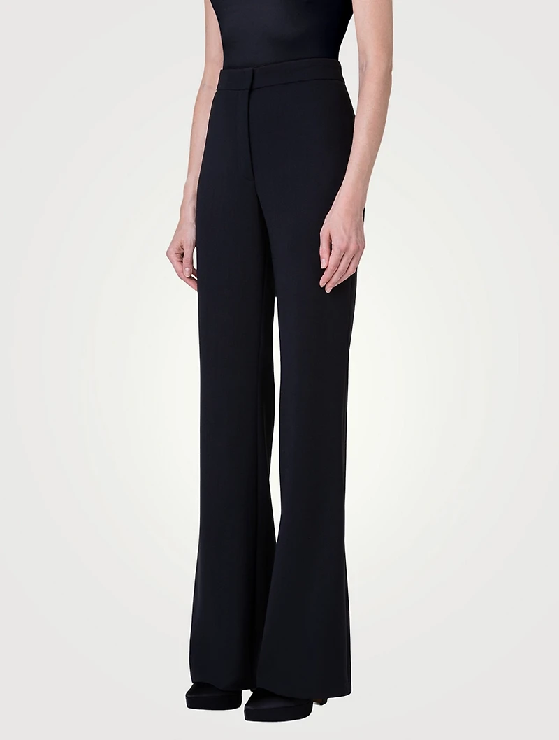 Courtney Stretch Wool Slim-Fit Pants