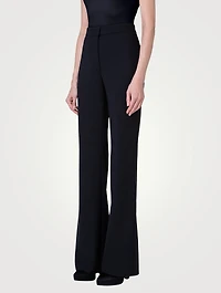Courtney Stretch Wool Slim-Fit Pants