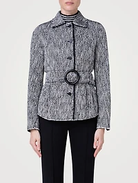 Tweed Belted Jacket