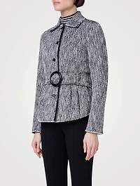 Tweed Belted Jacket