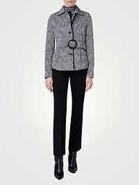 Tweed Belted Jacket