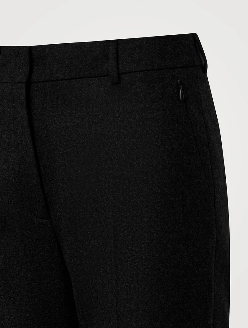Marilyn Wool Flannel Bootcut Trousers