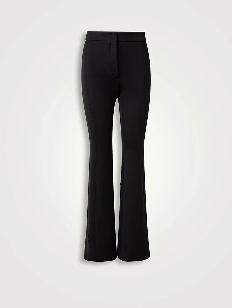 Faris Neoprene Bootcut Trousers