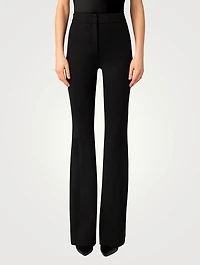 Faris Neoprene Bootcut Trousers