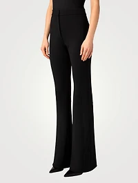 Faris Neoprene Bootcut Trousers