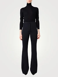 Faris Neoprene Bootcut Trousers
