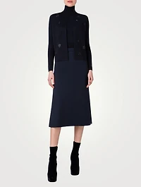 Swarovski Crystal Cashmere And Silk Cardigan