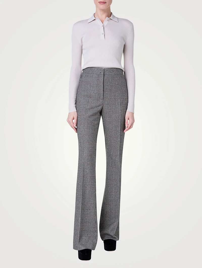 Cashmere And Silk Polo Sweater