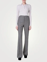 Cashmere And Silk Polo Sweater