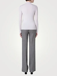 Cashmere And Silk Polo Sweater