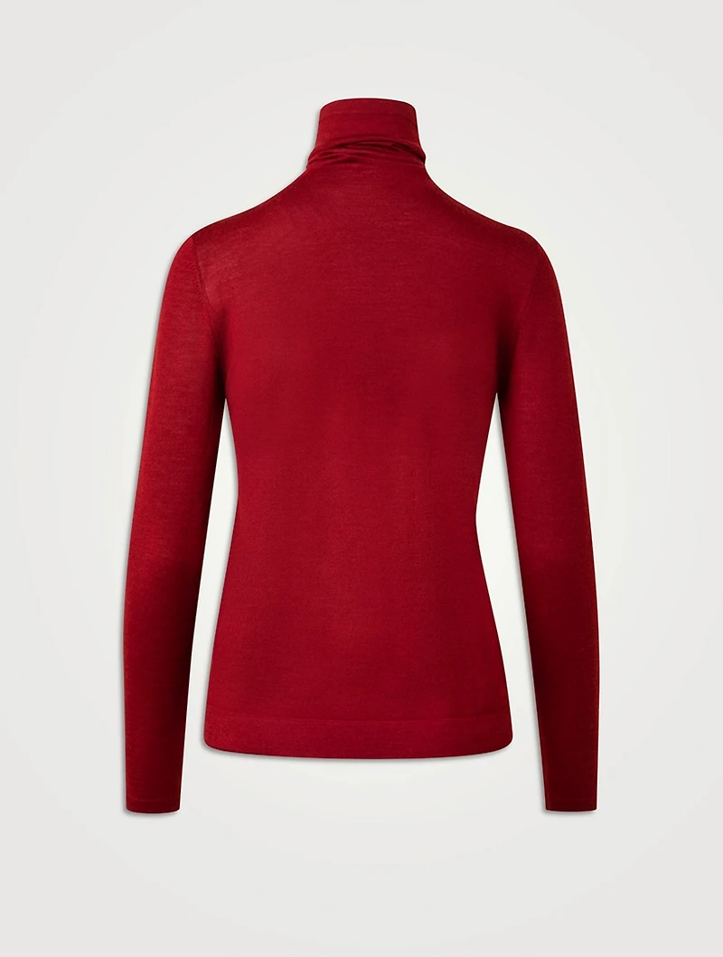 Cashmere And Silk Turtleneck Sweater