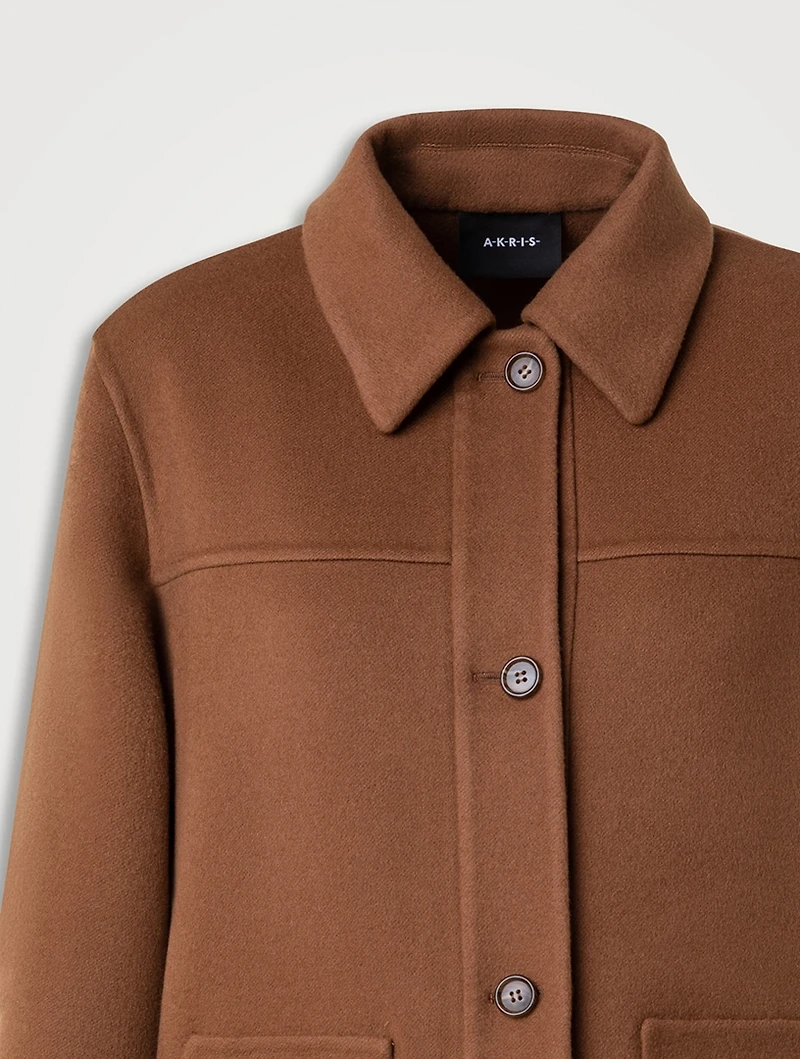 Pawo Cashmere Double-Face Shirt Jacket