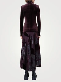 Velvet Mockneck Top