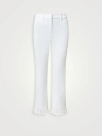 Marcy Fringe-Trimmed Jeans