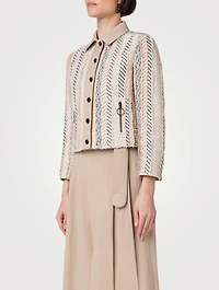 Denim Tweed Jacket