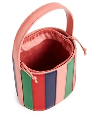 Bissett Colourblock Leather Bucket Bag