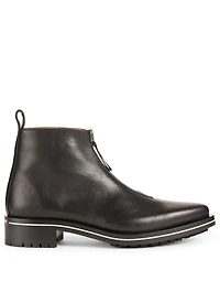 Richmond Zipped Leather Boot