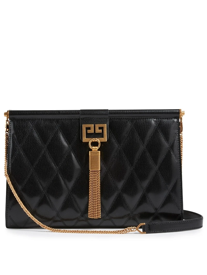 Medium Gem Leather Bag With Tassel