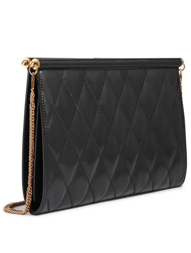Medium Gem Leather Bag With Tassel