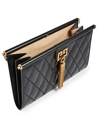 Medium Gem Leather Bag With Tassel