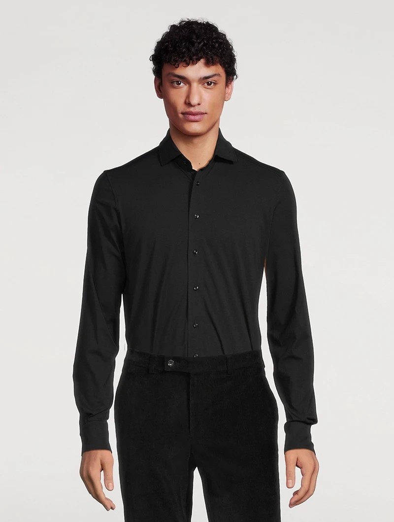 Modern 4-Flex Stretch Knit Shirt