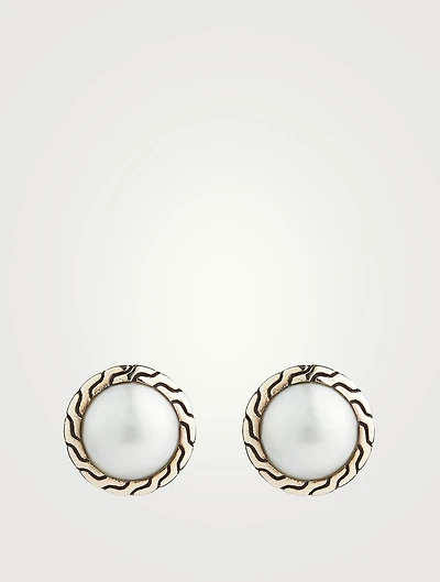Pearl Stud Earrings