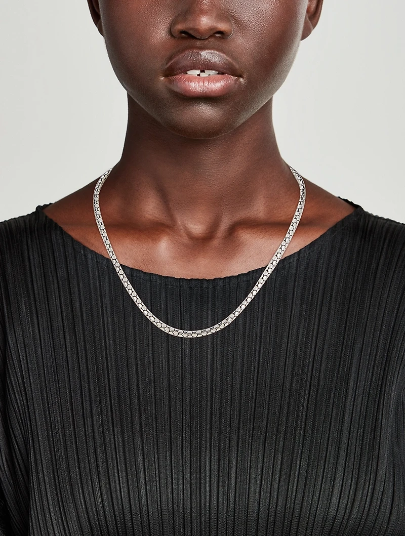 Sterling Silver Dot Necklace