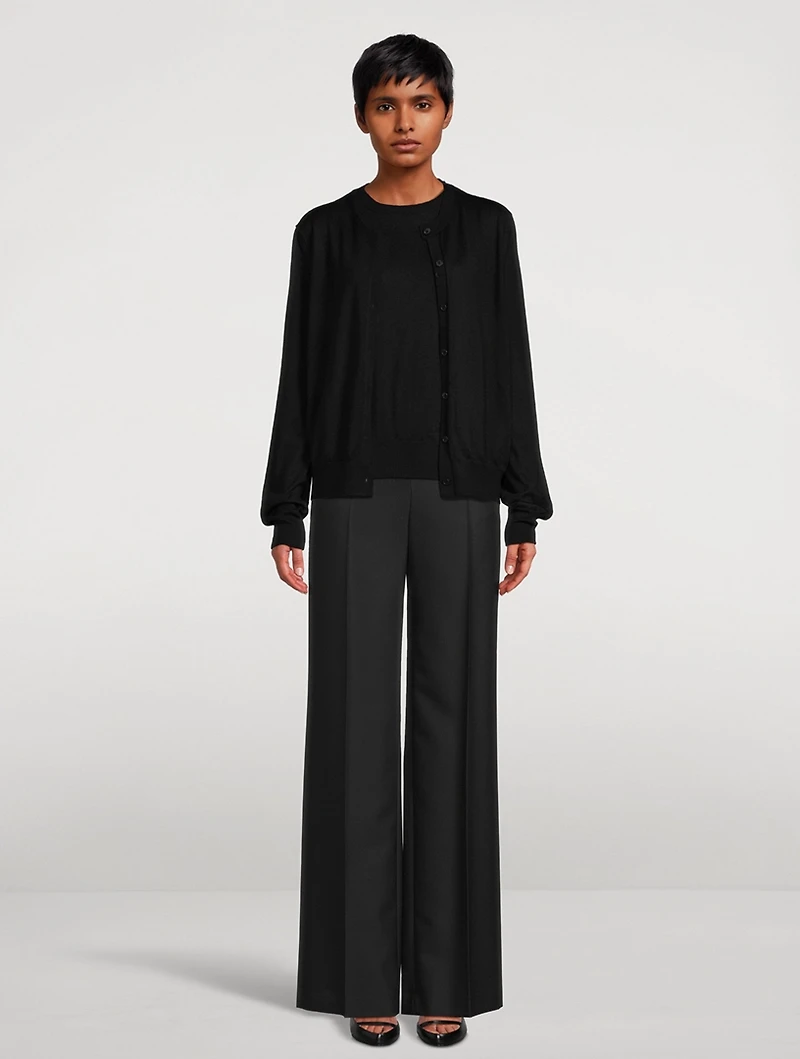 Delton Wool And Mohair Pants
