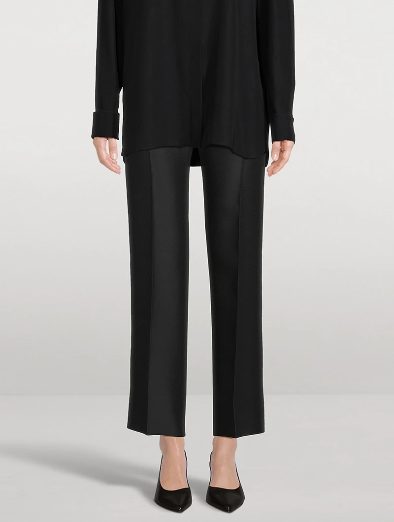 Flame Wool And Silk Pants