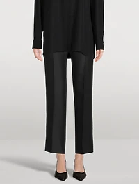 Flame Wool And Silk Pants