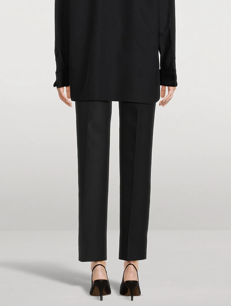 Flame Wool And Silk Pants