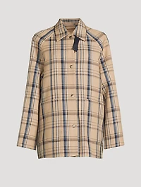 Marlowe Reversible Three-in-One Wool Double-Weave Jacket