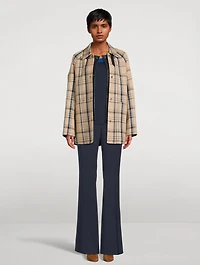 Marlowe Reversible Three-in-One Wool Double-Weave Jacket