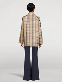 Marlowe Reversible Three-in-One Wool Double-Weave Jacket