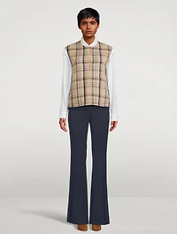 Marlowe Reversible Three-in-One Wool Double-Weave Jacket