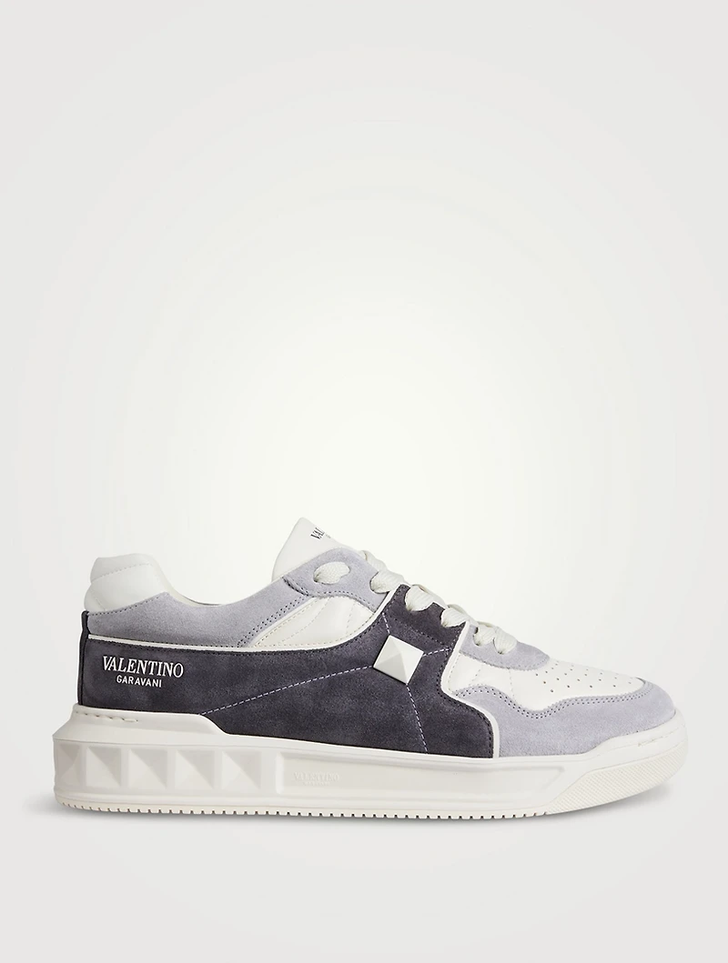 One Stud Leather Sneakers